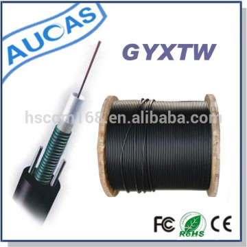 Cable de fibra óptica de un solo modo de enterramiento de alta velocidad GYXTW 12 núcleos para la red de ordenadores